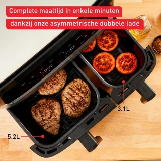 Tefal Dual Easy Fry & Grill EY905D Heteluchtfriteuse XXL RVS