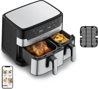 Tefal Dual Easy Fry & Grill EY905D Heteluchtfriteuse XXL RVS