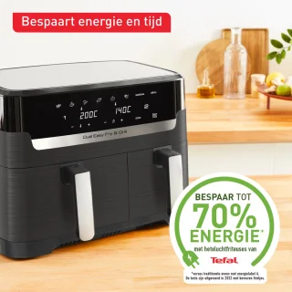 Tefal Easy Fry Dual XXL EY905B Airfryer Duo