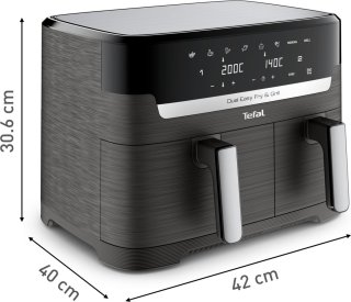 Tefal Easy Fry Dual XXL EY905B Airfryer Duo