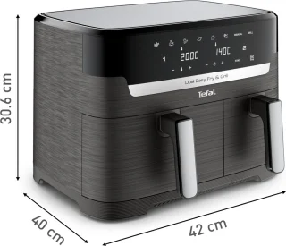 Tefal Easy Fry Dual XXL EY905B Airfryer Duo