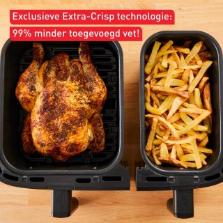 Tefal Easy Fry Dual XXL EY905B Airfryer Duo