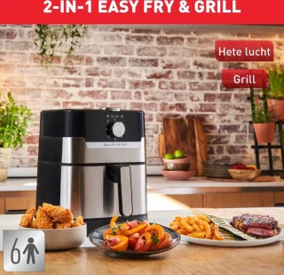 Tefal Easy Fry & Grill EY501D Heteluchtfriteuse en Grill XL