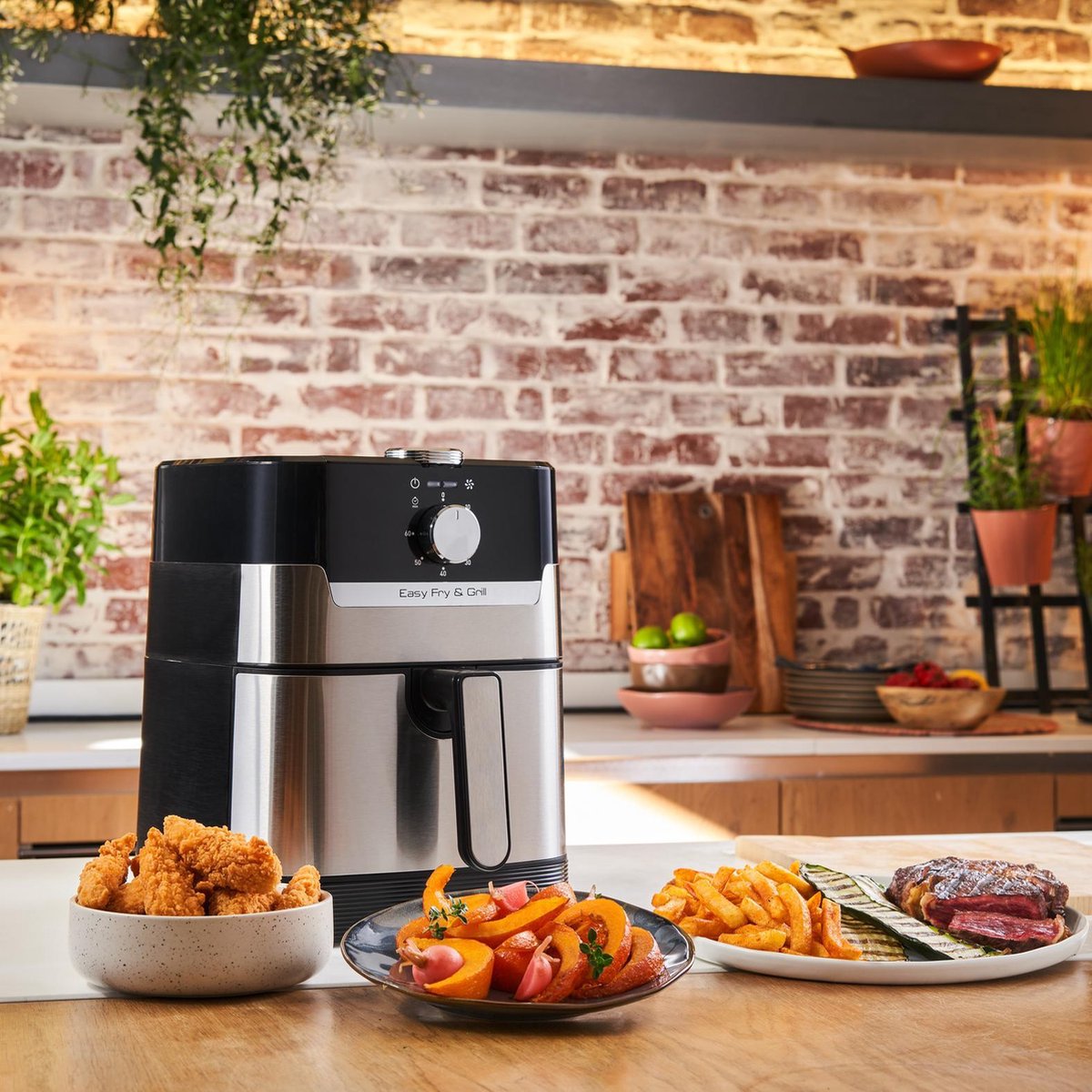 Tefal Easy Fry & Grill EY501D Heteluchtfriteuse en Grill XL