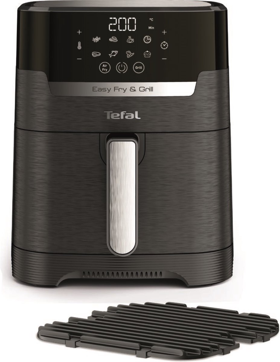 De Tefal Easy Fry & Grill Precision EY5058 Airfryer Antraciet in één oogopslag