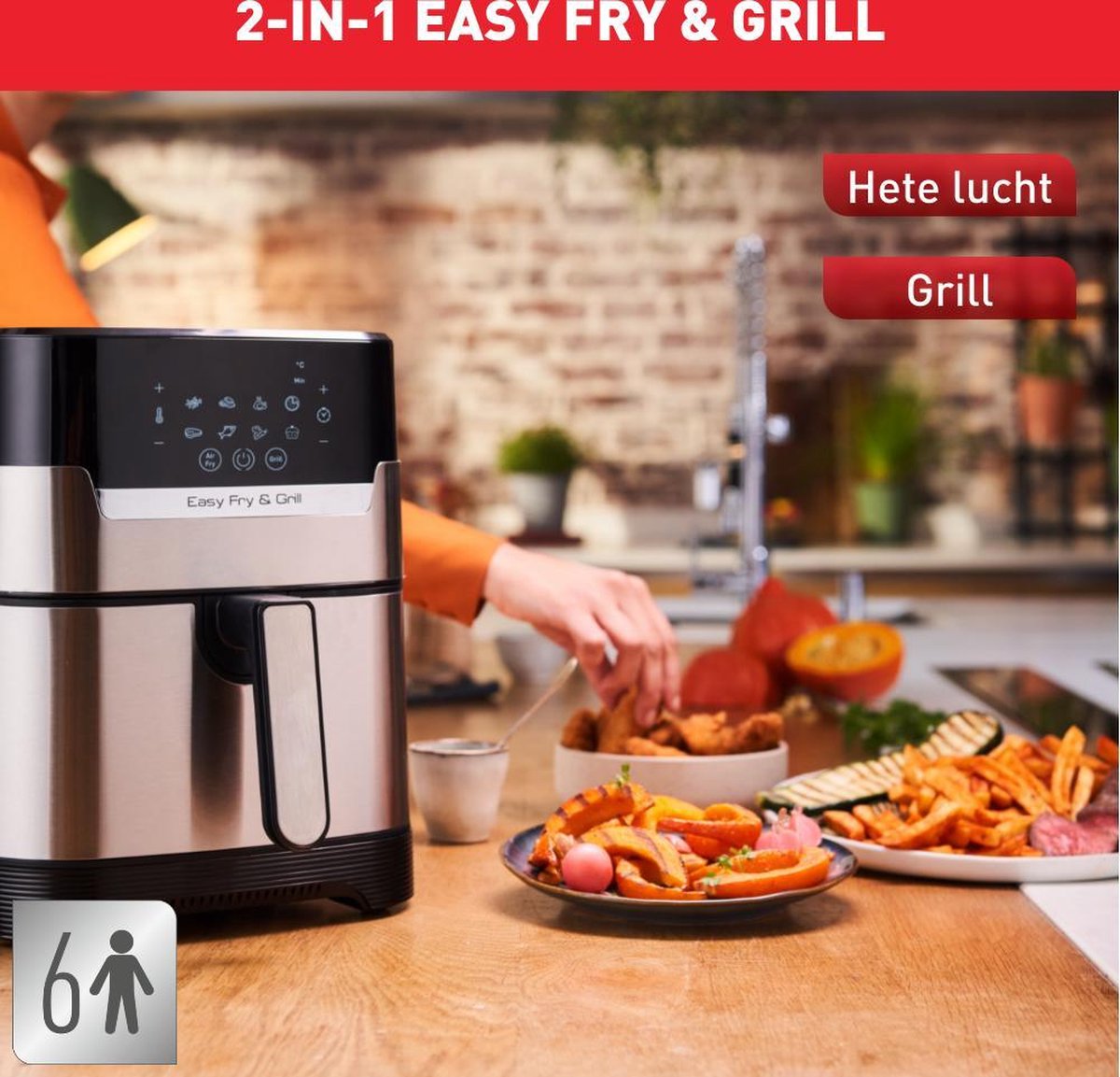 Tefal Easy Fry & Grill Precision EY505D Airfryer XL 4,2L