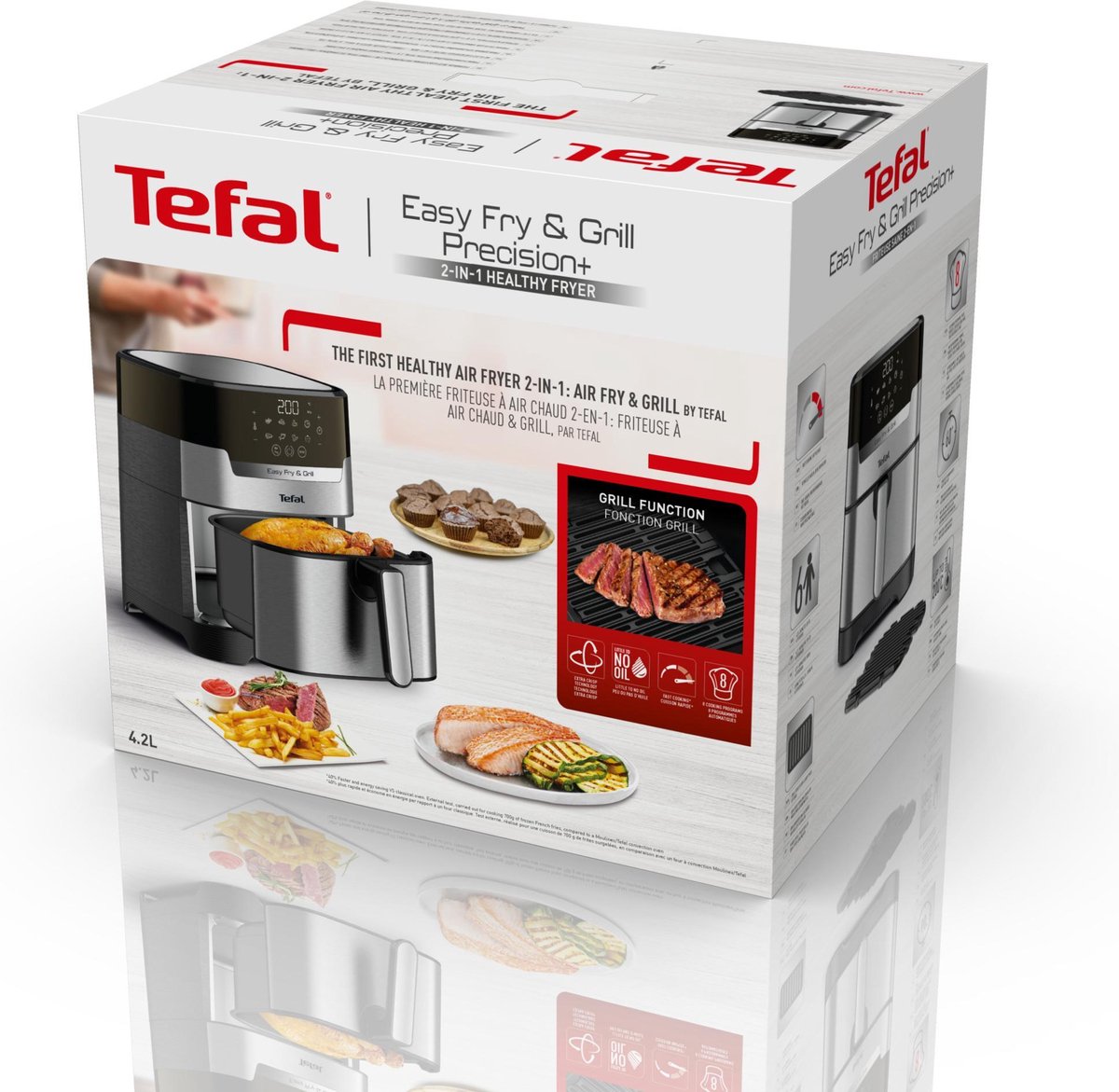 Tefal Easy Fry & Grill Precision EY505D Airfryer XL 4,2L