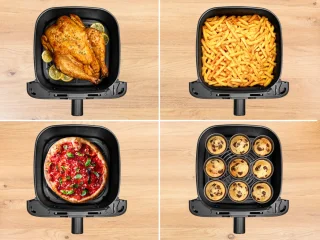 Tefal Easy Fry Mega EY855B Airfryer 7,5L Grijs