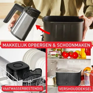 Tefal Easy Fry Silence Deluxe EY552D Airfryer XL 5L