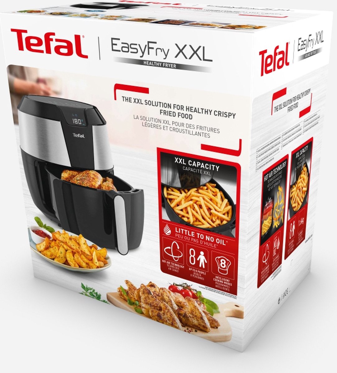 Tefal Easy Fry XXL EY701D Airfryer 7,5L