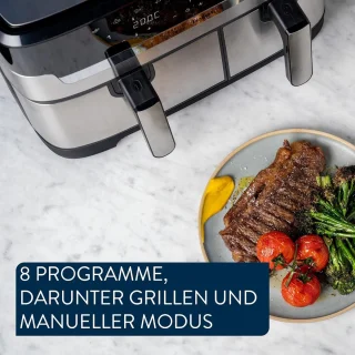 Tefal Jamie Oliver dubbele airfryer EY90JDE1