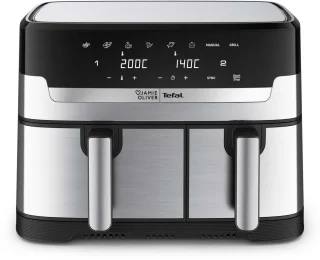 Tefal Jamie Oliver dubbele airfryer EY90JDE1
