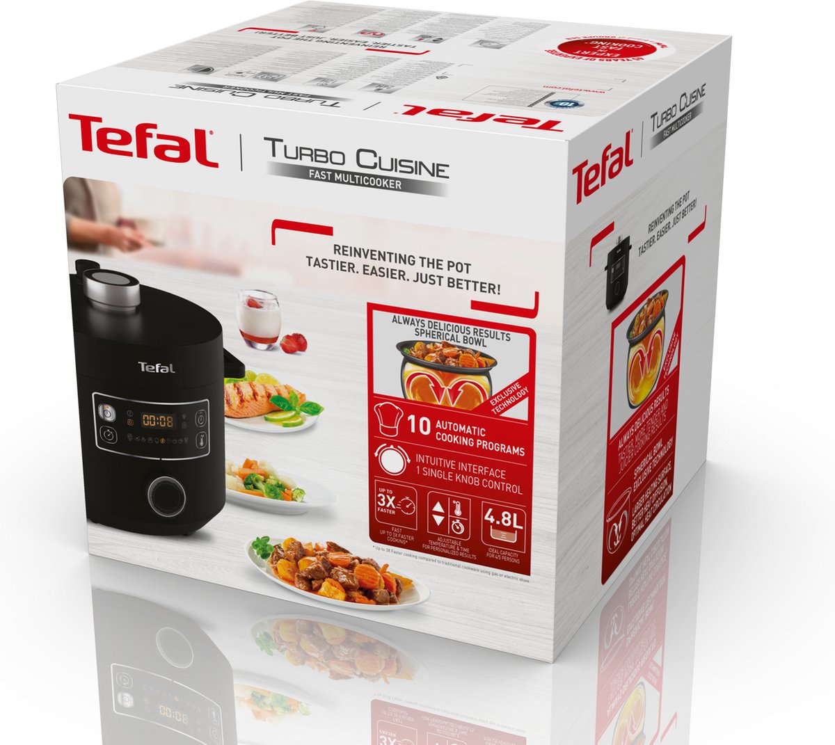 Tefal Turbo Cuisine CY7548 Multicooker Zwart