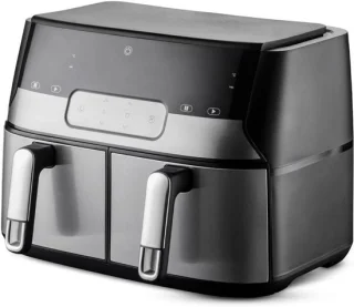 Thuys Dubbele Airfryer Heteluchtfriteuse Zwart