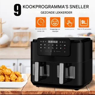 Thuys Heteluchtfriteuse XXL 9L 2-laden