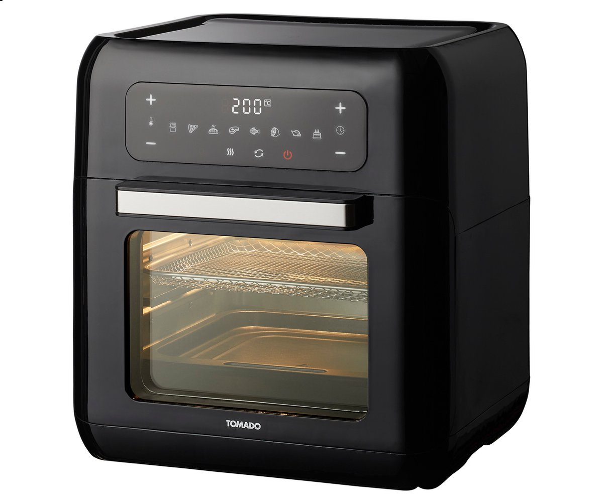 Tomado TAF1201B airfryer oven 12L zwart