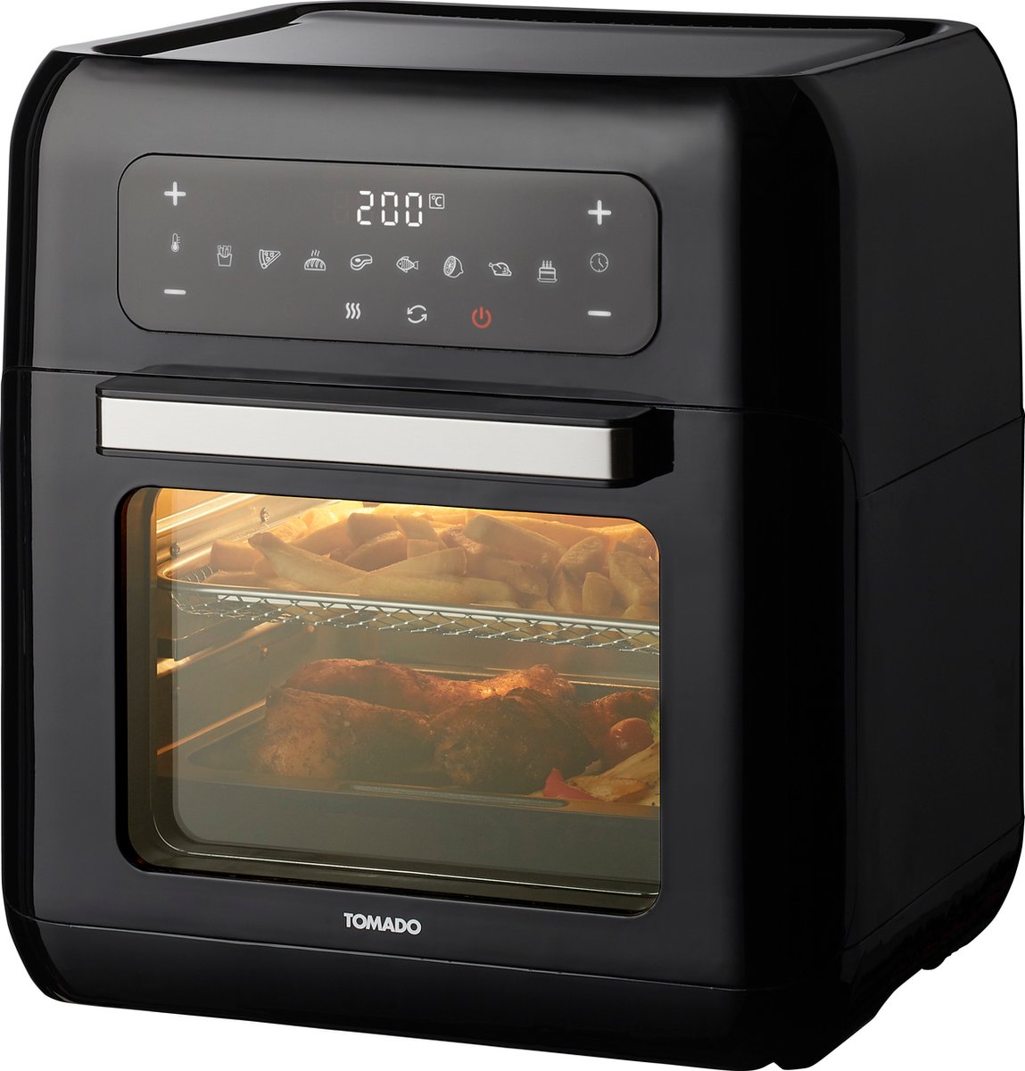 Tomado TAF1201B airfryer oven 12L zwart