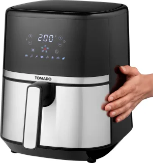 Tomado TAF5401S Airfryer 5,4L Zwart/RVS