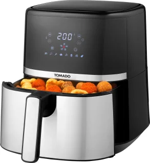 Tomado TAF5401S Airfryer 5,4L Zwart/RVS