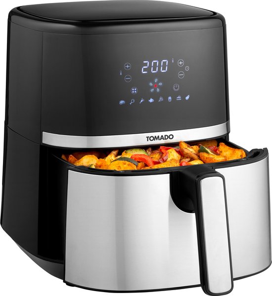 Tomado TAF5401S Airfryer 5,4L Zwart/RVS review