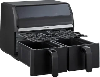Tomado TAF8001B Dubbele Airfryer Zwart 2x4L