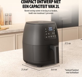 Tristar Airfryer Mini Crispy FR-9015 2L