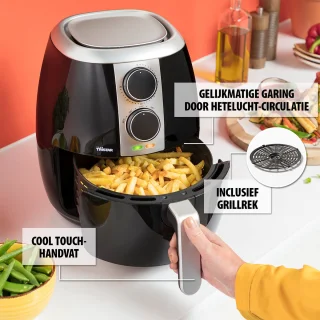Tristar Airfryer XL FR-6989 3.5L Zwart