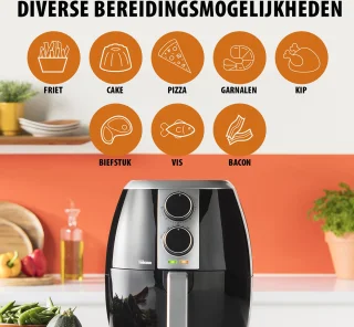Tristar Airfryer XL FR-6989 3.5L Zwart