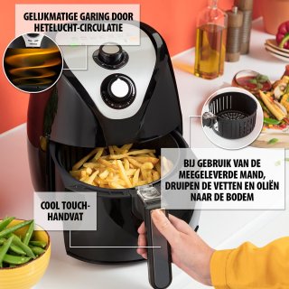 Tristar Airfryer XL FR-6994 4.5L Zwart