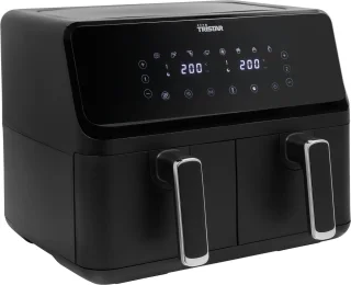 Tristar Airfryer XXL FR-9026 Digitale Dubbele Heteluchtfriteuse Zwart