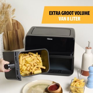 Tristar Airfryer XXL FR-9026 Digitale Dubbele Heteluchtfriteuse Zwart