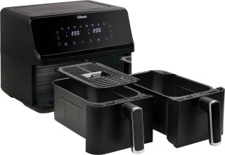 Tristar Airfryer XXL FR-9026 Digitale Dubbele Heteluchtfriteuse Zwart