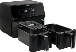 Tristar Airfryer XXL FR-9026 Digitale Dubbele Heteluchtfriteuse Zwart