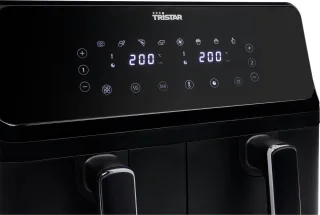 Tristar Airfryer XXL FR-9026 Digitale Dubbele Heteluchtfriteuse Zwart
