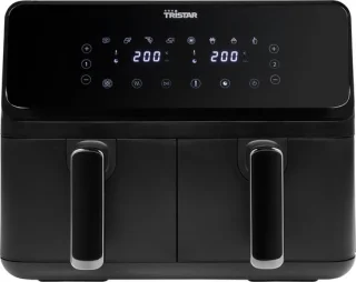 Tristar Airfryer XXL FR-9026 Digitale Dubbele Heteluchtfriteuse Zwart