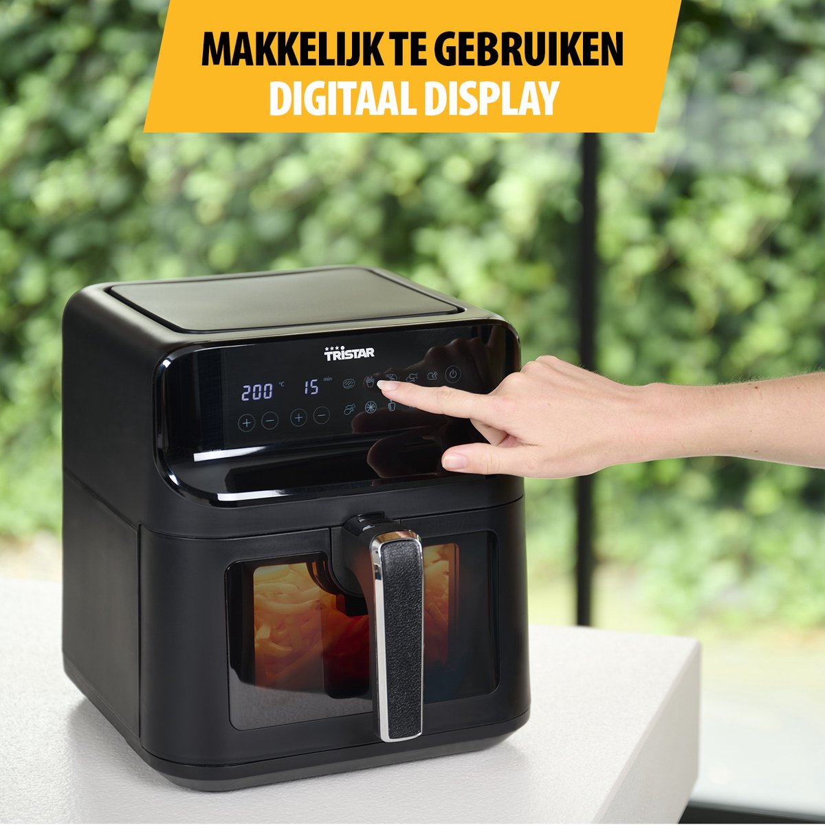 Tristar Airfryer XXL FR-9037 - Digitale Heteluchtfriteuse 6,2L Zwart