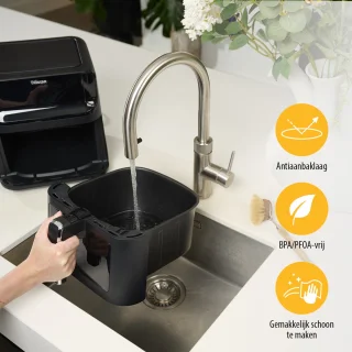 Tristar Airfryer XXL FR-9037 - Digitale Heteluchtfriteuse 6,2L Zwart