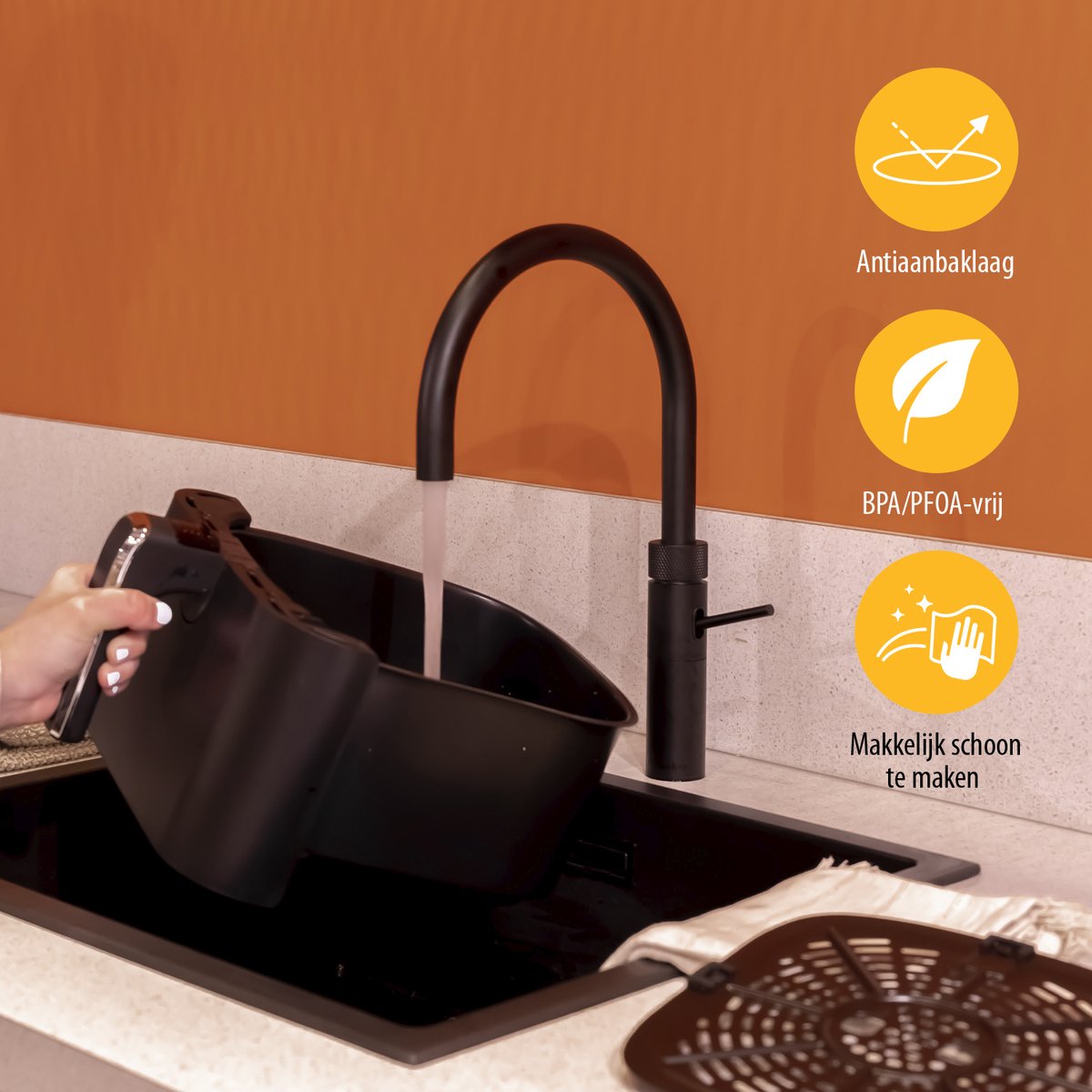 Tristar FR-6999 Airfryer Digitaal XXL 6L Zwart
