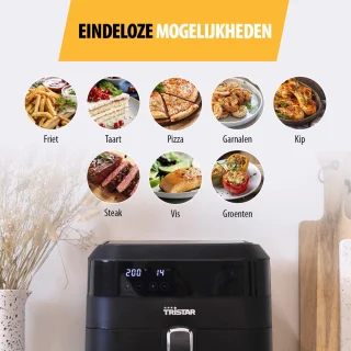 Tristar FR-6999 Airfryer Digitaal XXL 6L Zwart