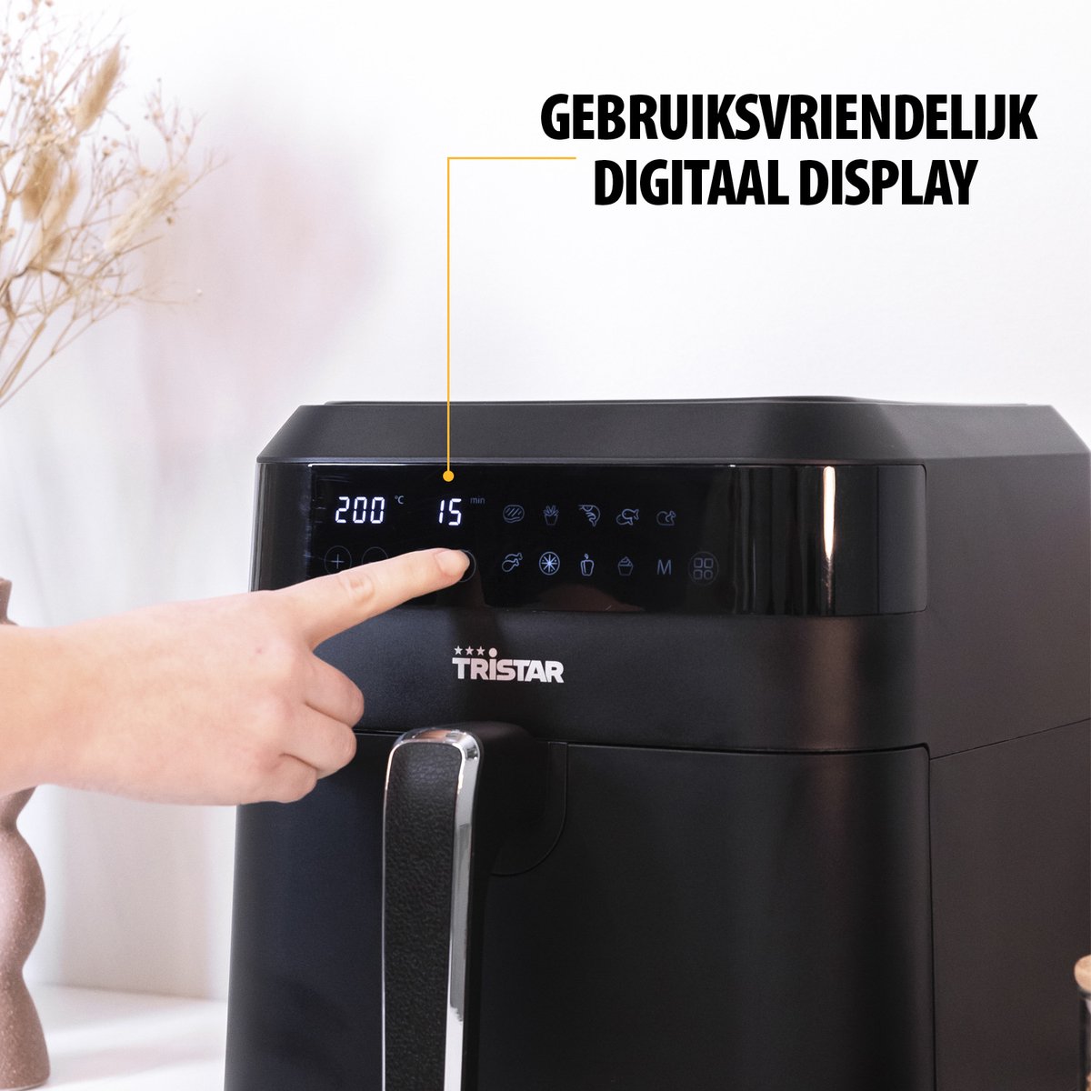 Tristar FR-6999 Airfryer Digitaal XXL 6L Zwart
