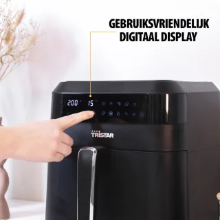 Tristar FR-6999 Airfryer Digitaal XXL 6L Zwart