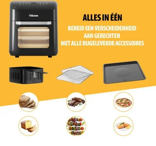 Tristar FR-9065 Airfryer Oven 12L Zwart