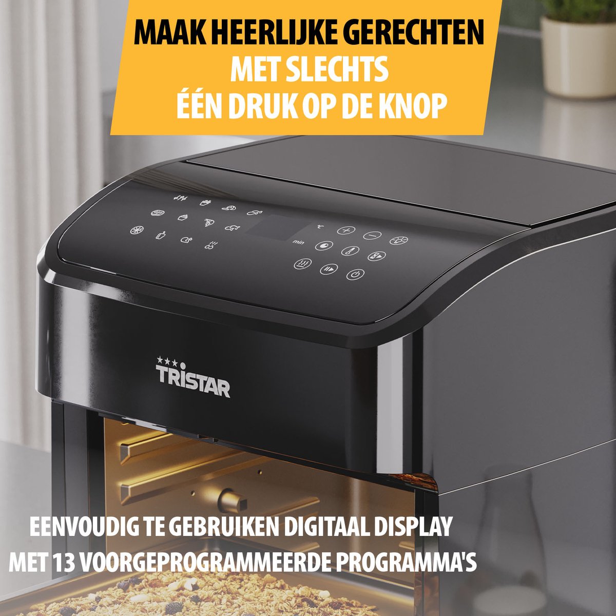 Tristar FR-9065 Airfryer Oven 12L Zwart