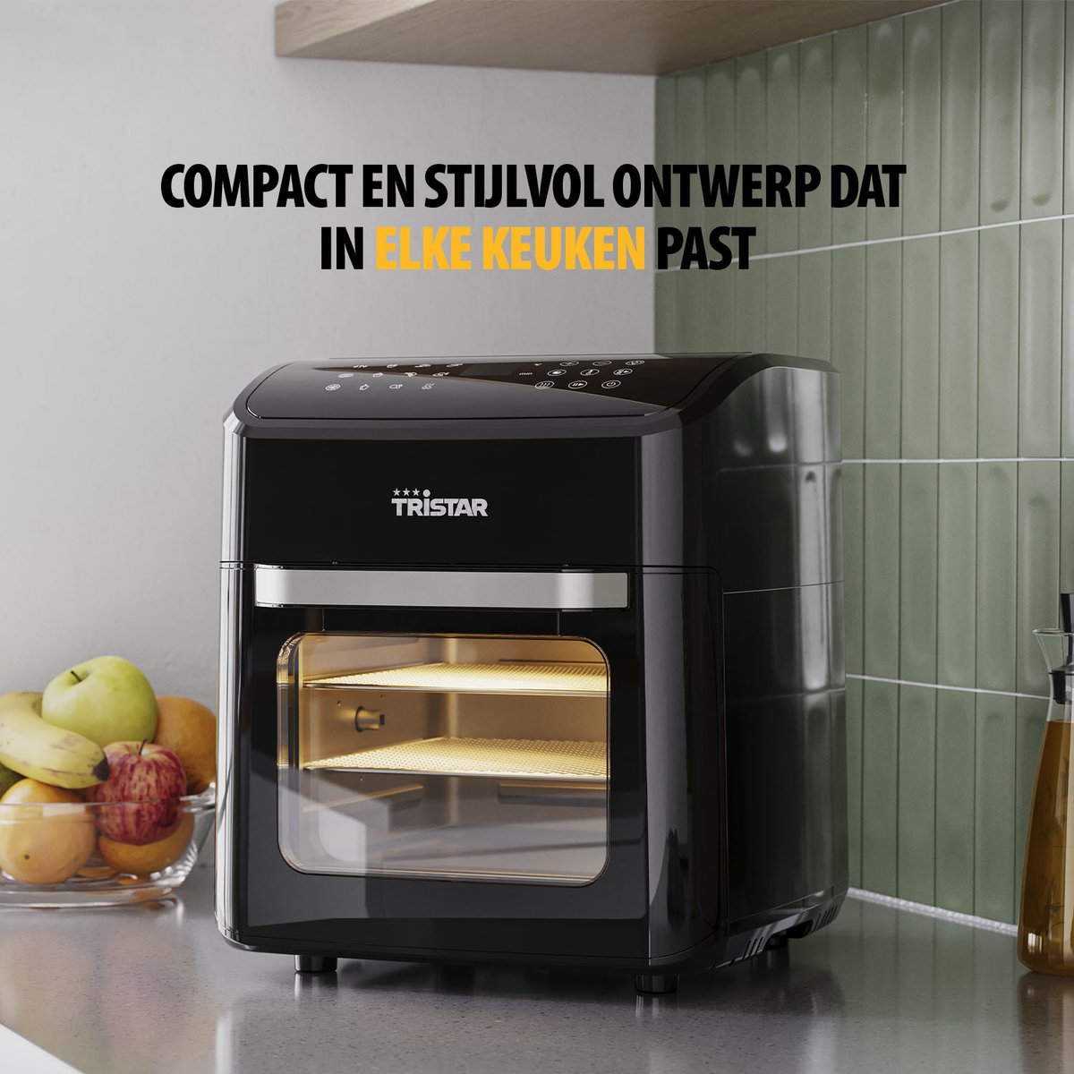 Tristar FR-9065 Airfryer Oven 12L Zwart