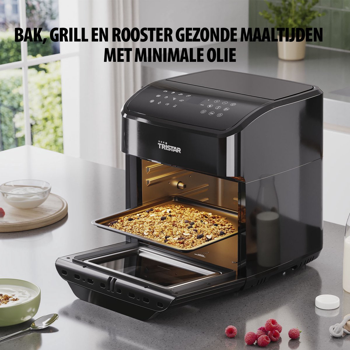 Tristar FR-9065 Airfryer Oven 12L Zwart