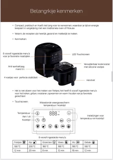 Tupperware Air Fryer 3L