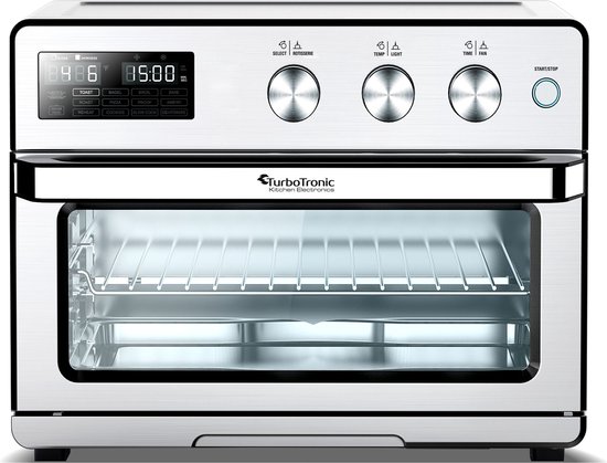 TurboTronic AF32DRD Airfryer XXL Oven 32L Zilver
