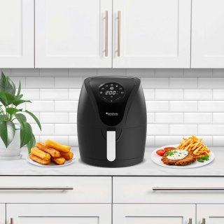 TurboTronic AF9D Digitale Airfryer 3,5L Zwart/Zilver