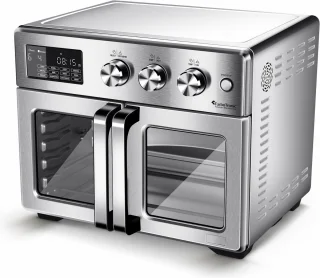 TurboTronic AFD32 Airfryer XXL en Oven 32L Zilver