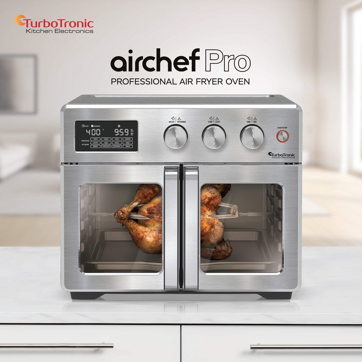 Wat vinden we goed aan de TurboTronic AFD32 Airfryer XXL en Oven 32L Zilver